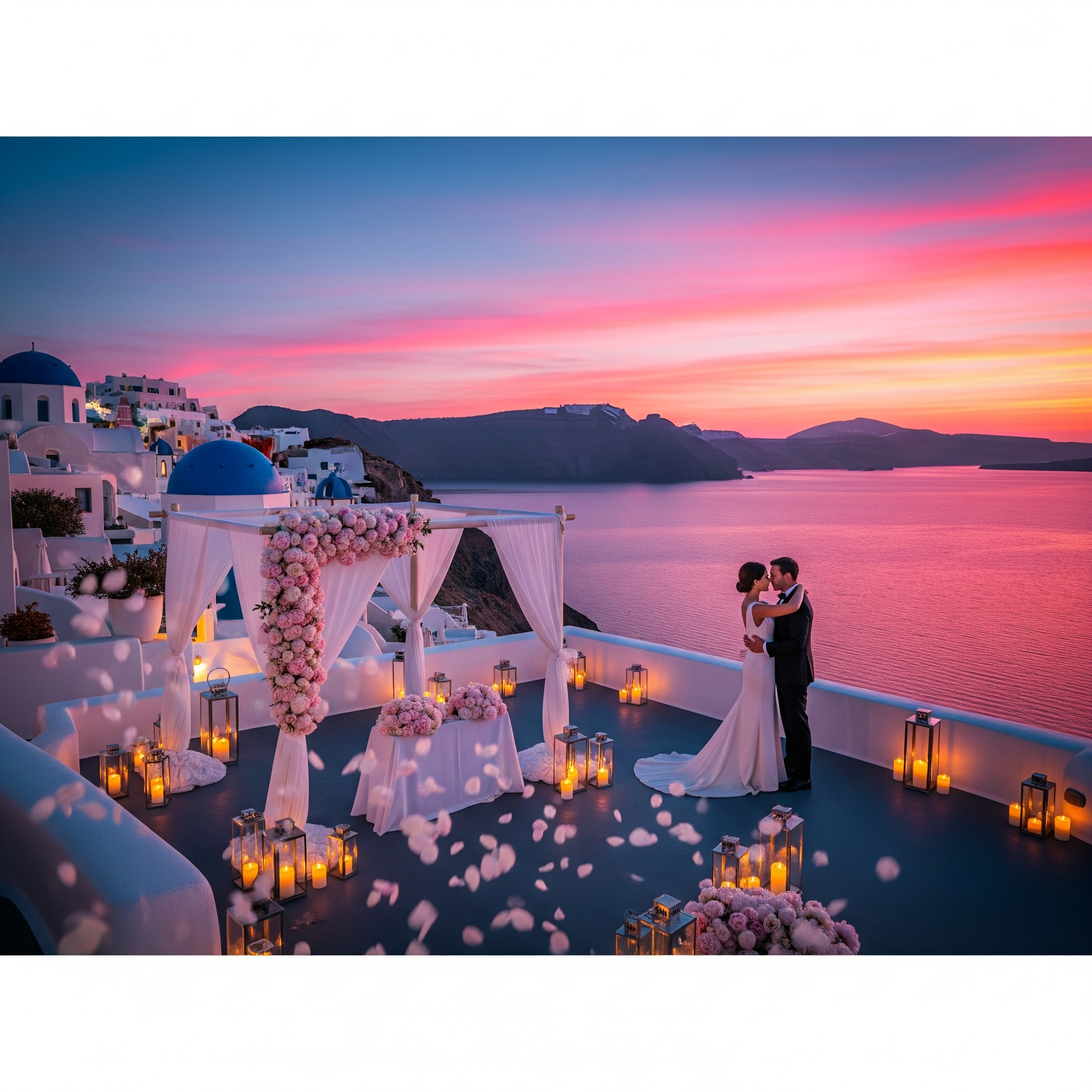 Destination wedding ceremony