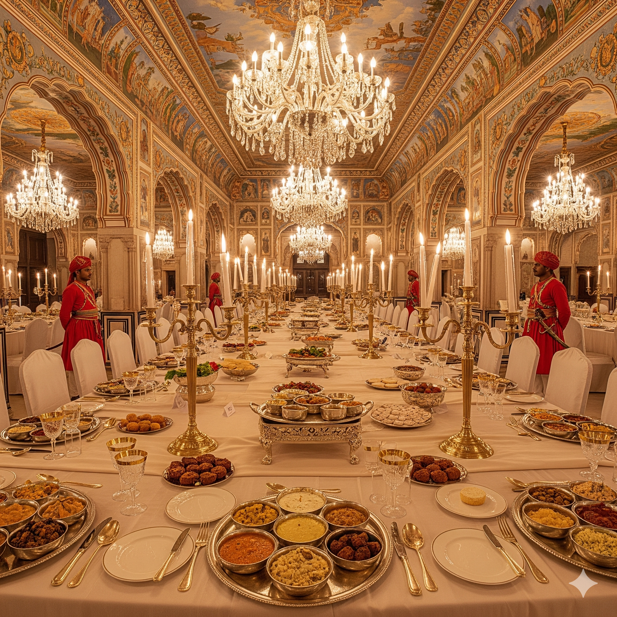 Opulent Feast Setting