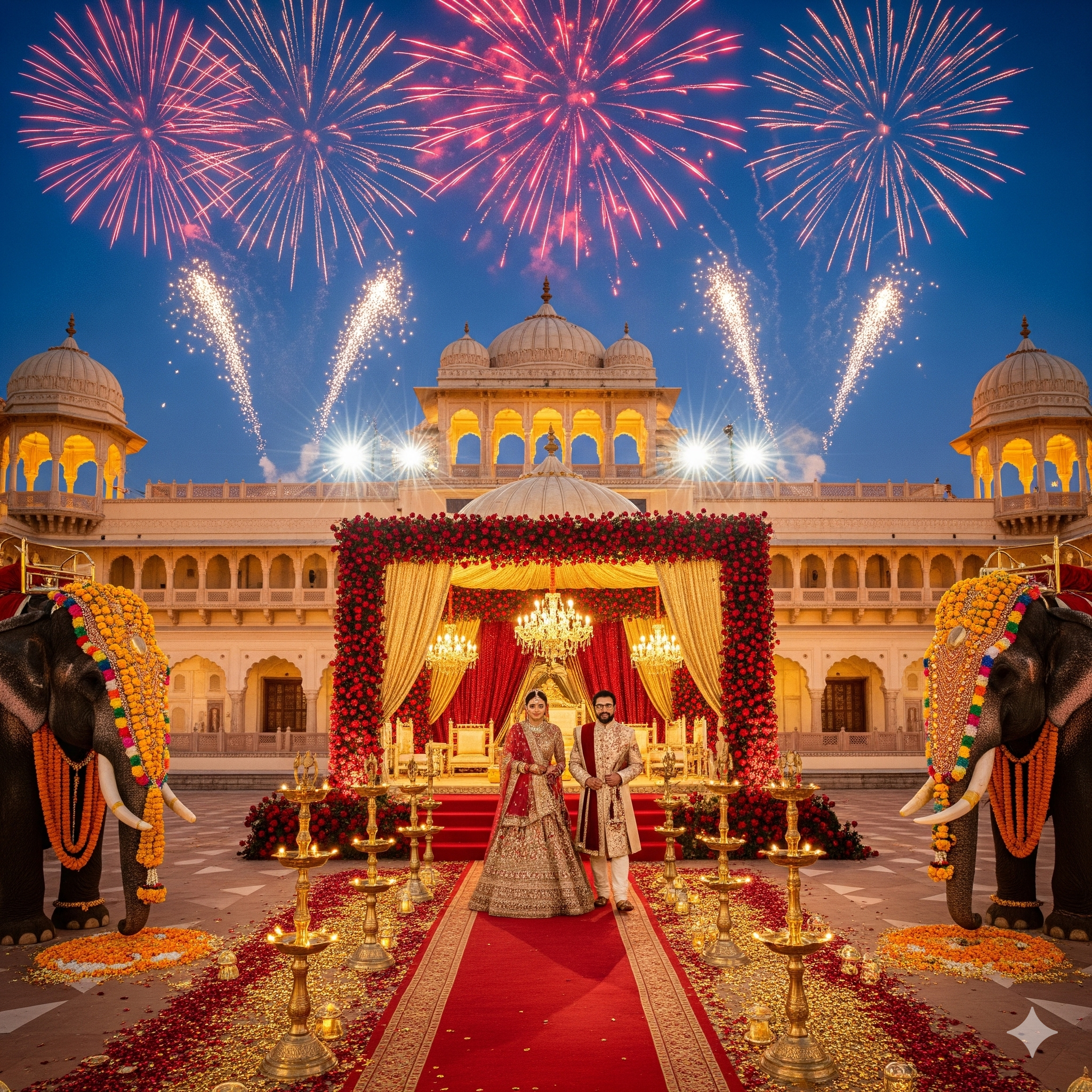 Royal wedding decoration